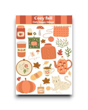 Stickervel - Forest friends