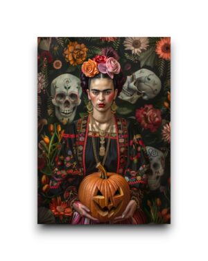 A6 Ansichtkaart - Frida Kahlo: Spooky Season