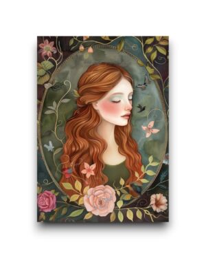 A6 Ansichtkaart - Lady Portraits: Anastasia