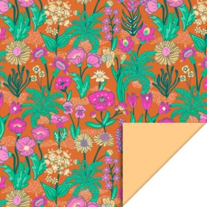Cadeaupapier - Vintage bloemen