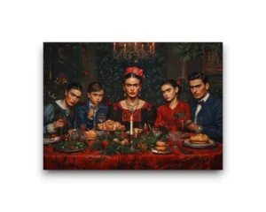 A6 Ansichtkaart - Frida Kahlo: Christmas Dining