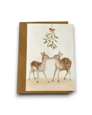 Gevouwen kaart - Mistletoe