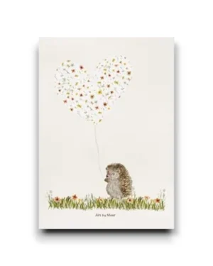 A5 print - Lief egeltje