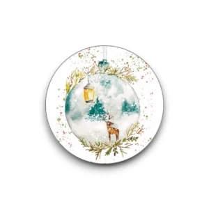 Sluitsticker - Kerstbal