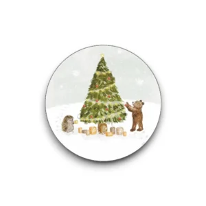 Sluitsticker - Kerstdiertjes