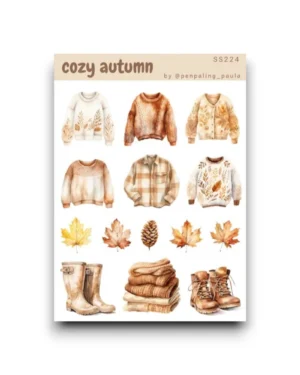 Stickervel - Cosy autumn