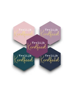 Stickers - Vrolijk kerstfeest!