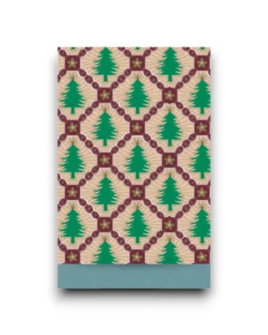 Cadeauzakje - Tree Check blue