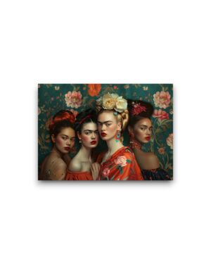 A6 Ansichtkaart - Frida Kahlo: World woman